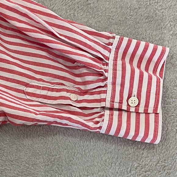 Gap Striped Oversized Button Down Size Medium - Picture 5 of 10